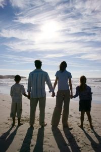 Family on Beach condo for sale lake como